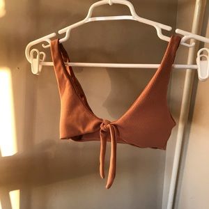 Peach Bikini Top